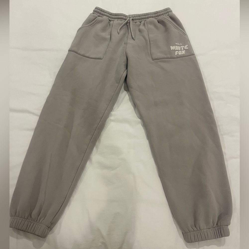 white fox offstage sweatpants